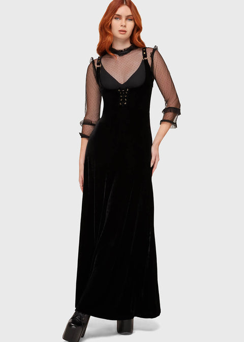 80s black dress costume Womens Black 80s Rara Costume Dress